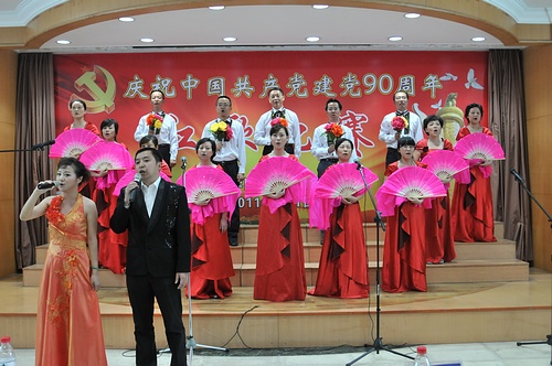 成都生物所举行红歌比赛纪念建党90周年